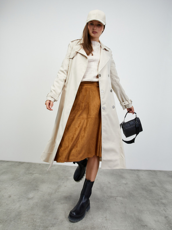 ZOOT.lab Pulover cu dungi bej, pentru femei ZOOT.lab Natacha