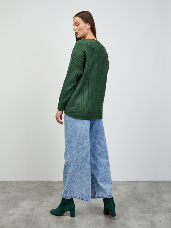 ZOOT.lab Pulover cu dungi verde pentru femei ZOOT.lab Natacha