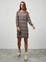 ZOOT.lab Rochie pulover cu dungi maro ZOOT.lab Bellarose