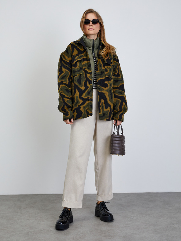 ZOOT.lab Pantaloni dungați crem pentru femei ZOOT.lab Deliza