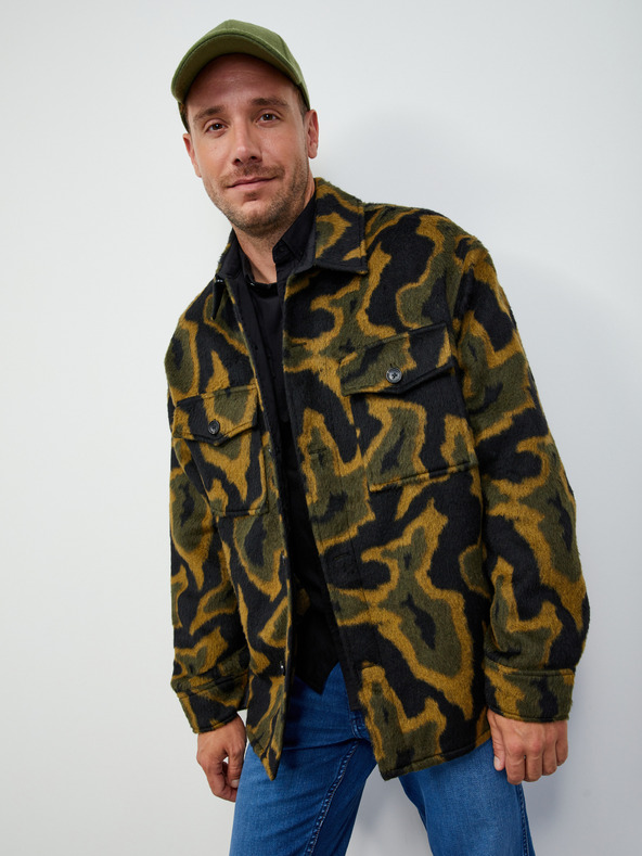 ZOOT.lab Cămașă neagră pentru bărbați ZOOT.lab Stanley