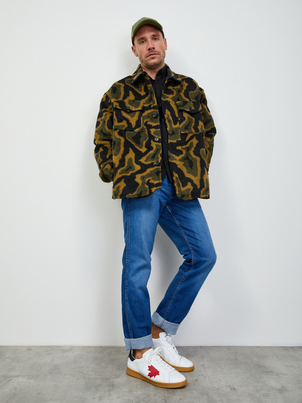 ZOOT.lab Cămașă neagră pentru bărbați ZOOT.lab Stanley