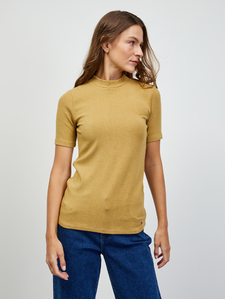 ZOOT.lab Tricou de bază mustar pentru femei ZOOT.lab Bobbi
