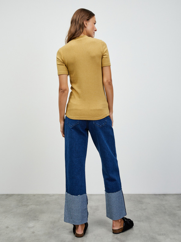 ZOOT.lab Tricou de bază mustar pentru femei ZOOT.lab Bobbi