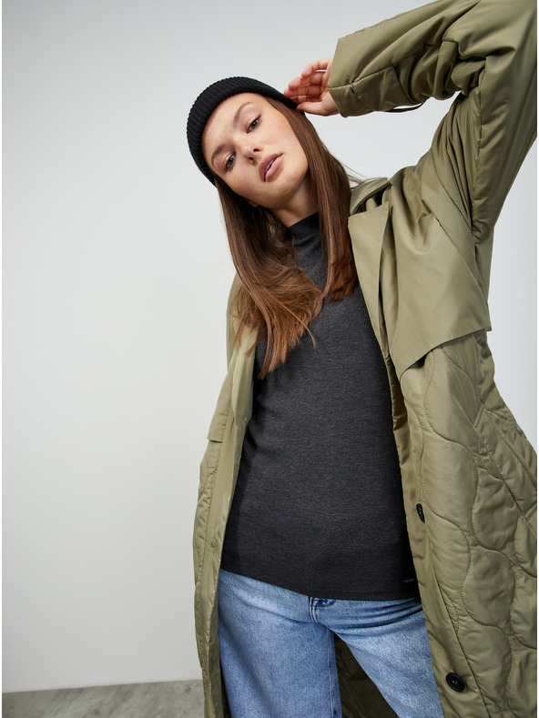 ZOOT.lab Tricou de bază pentru femei gri închis ZOOT.lab Bobbi