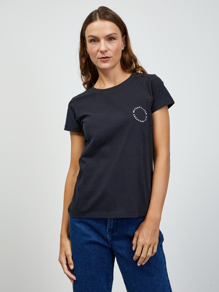 ZOOT.lab Tricou de bază negru ZOOT.lab pentru femei Enya