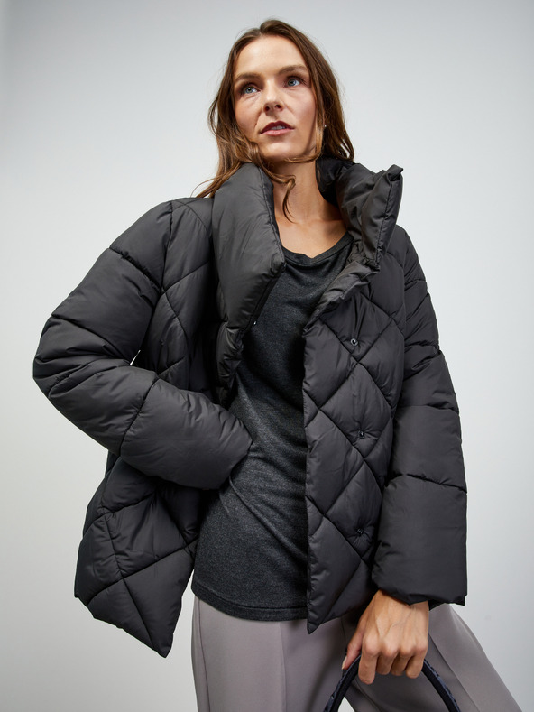 ZOOT.lab Tricou basic cu mânecă lungă pentru femei, gri închis ZOOT.lab Leticia