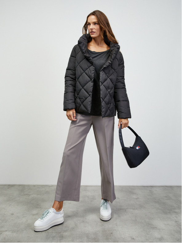 ZOOT.lab Tricou basic cu mânecă lungă pentru femei, gri închis ZOOT.lab Leticia