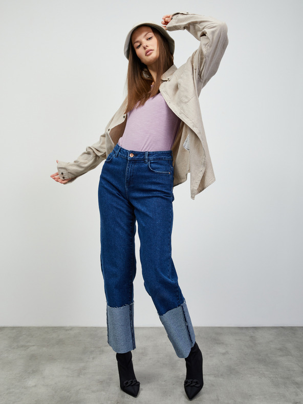 ZOOT.lab Tricou basic cu mânecă lungă, mov deschis, pentru femei ZOOT.lab Molly