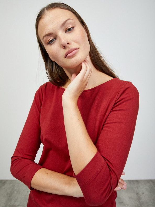 ZOOT.lab Tricou basic roșu pentru femei ZOOT.lab Zion