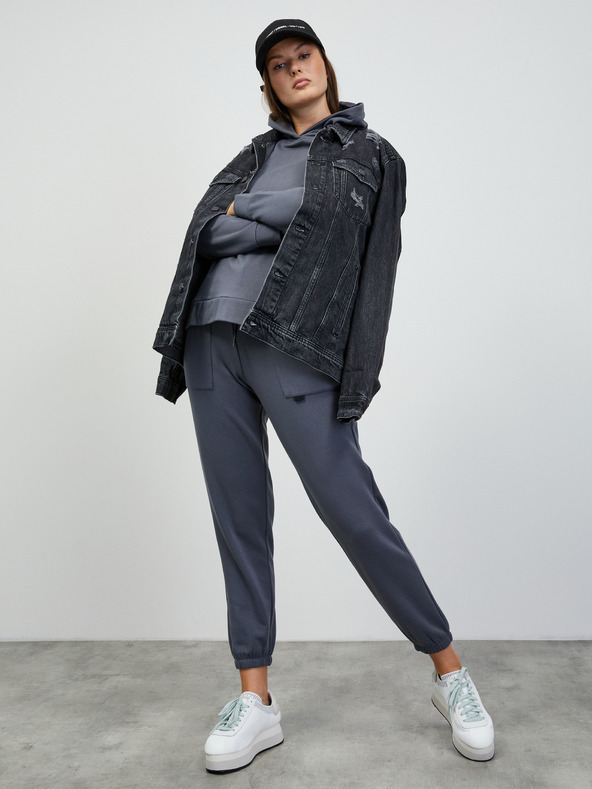 ZOOT.lab Hanorac basic gri închis pentru femei ZOOT.lab Noor