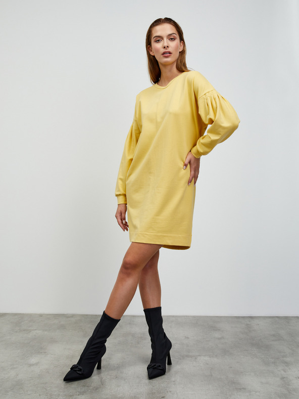 ZOOT.lab Hanorac galben rochie de bază ZOOT.lab Sloane