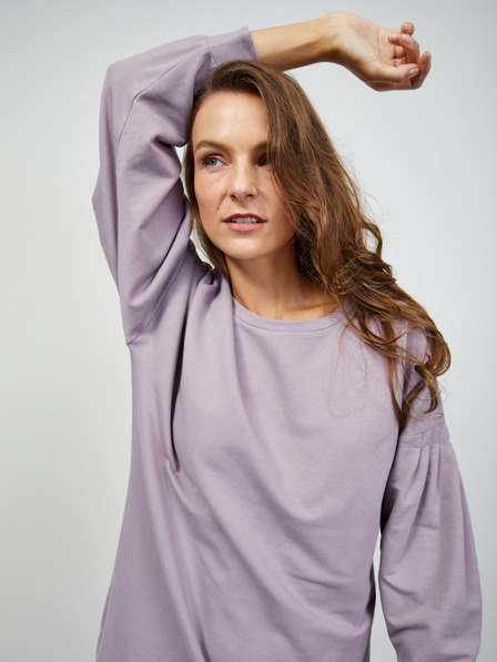 ZOOT.lab Rochie sweatshirt basic mov deschis ZOOT.lab Sloane