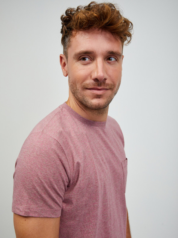 ZOOT.lab Cămașă de bază pentru bărbați roz vechi ZOOT.lab Rex