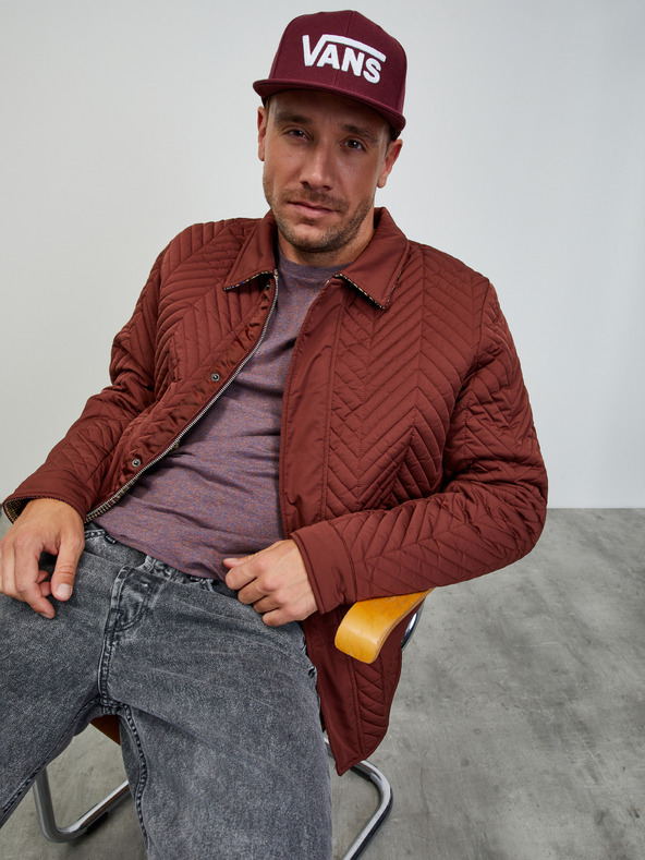 ZOOT.lab Cămașă de bază cu dungi mov pentru bărbați ZOOT.lab Rex