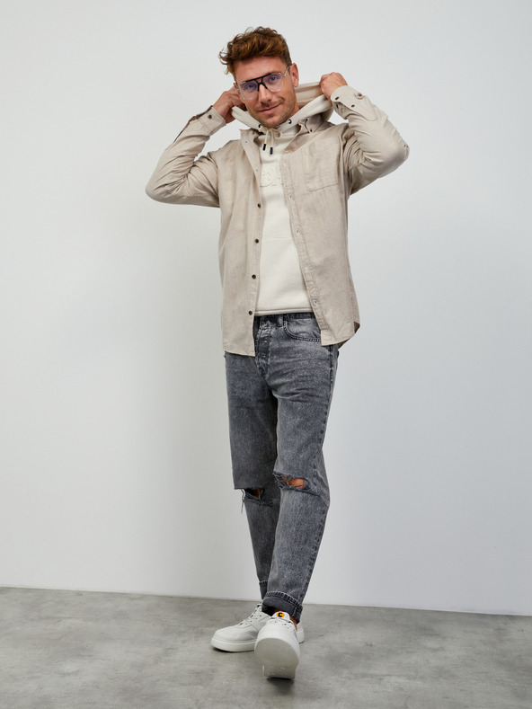 ZOOT.lab Hanorac crem cu glugă pentru bărbați ZOOT.lab Jaxon