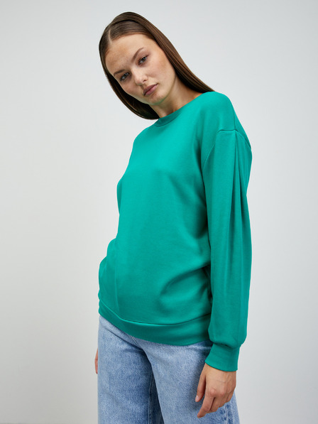ZOOT.lab Hanorac basic verde pentru femei ZOOT.lab Brooklin