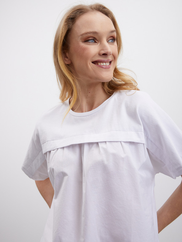 ZOOT.lab Tricou alb pentru femei ZOOT.lab Dana