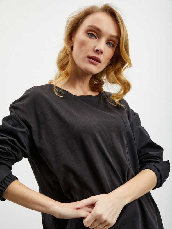 ZOOT.lab Bluză neagră de damă ZOOT.lab Faye