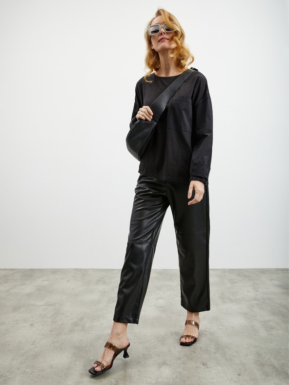 ZOOT.lab Bluză neagră de damă ZOOT.lab Faye