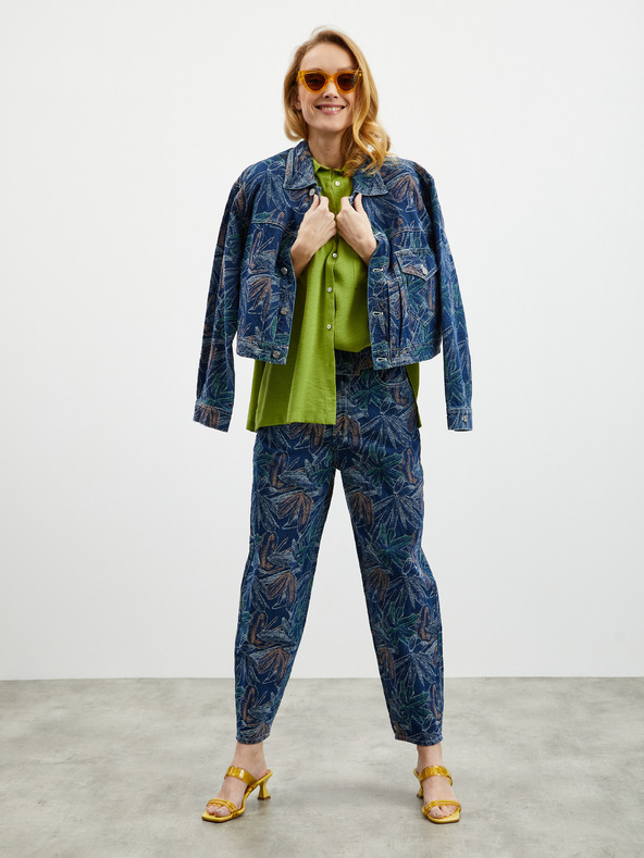 ZOOT.lab Cămașă oversize verde deschis pentru femei ZOOT.lab Rhiannon