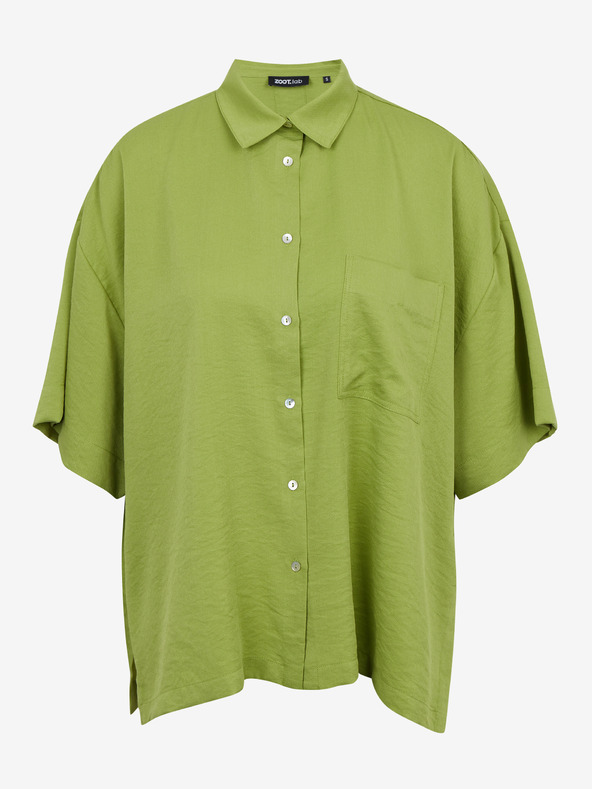 ZOOT.lab Cămașă oversize verde deschis pentru femei ZOOT.lab Rhiannon