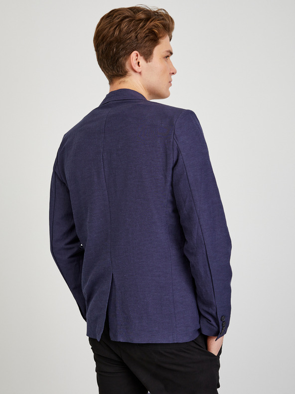 ZOOT.lab Jachetă din in albastru închis pentru bărbați ZOOT.lab Joseph