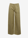ZOOT.lab Pantaloni largi kaki pentru femei ZOOT.lab Tersita