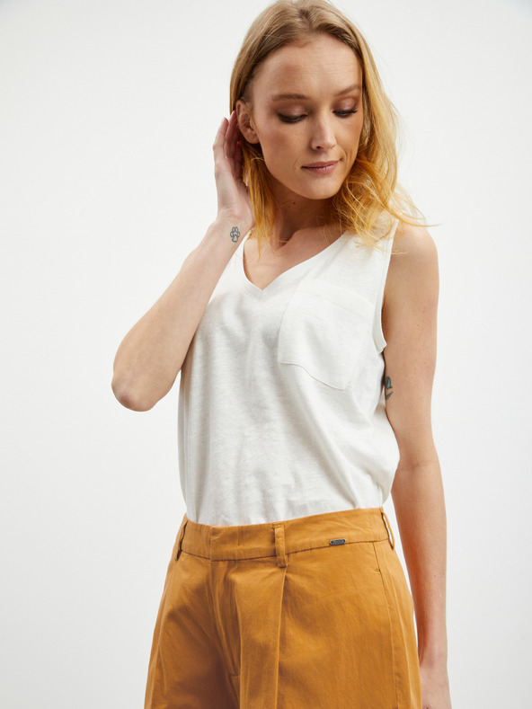 ZOOT.lab Pantaloni largi portocalii pentru femei ZOOT.lab Tersita