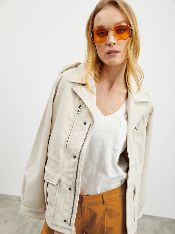 ZOOT.lab Pantaloni largi portocalii pentru femei ZOOT.lab Tersita