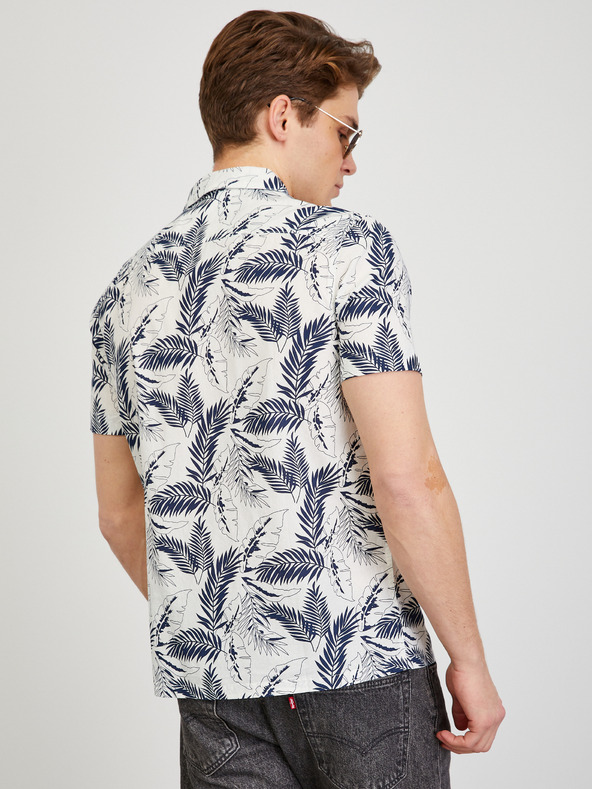 ZOOT.lab Cămașă cu mânecă scurtă, model crem, pentru bărbați ZOOT.lab Darrel