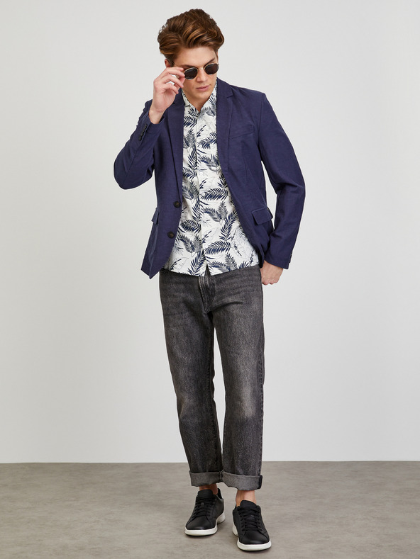 ZOOT.lab Cămașă cu mânecă scurtă, model crem, pentru bărbați ZOOT.lab Darrel