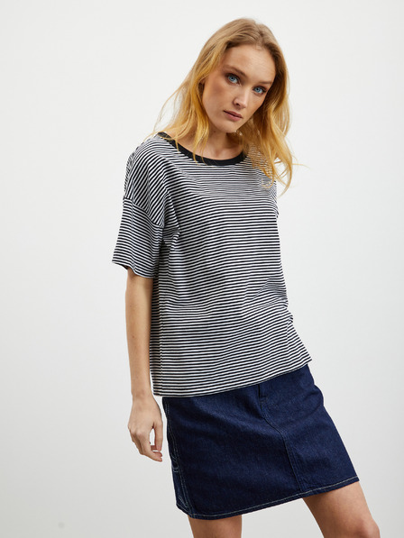 ZOOT.lab Tricou negru cu dungi pentru femei ZOOT.lab Floss
