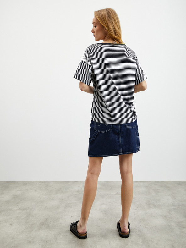 ZOOT.lab Tricou negru cu dungi pentru femei ZOOT.lab Floss