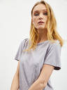 ZOOT.lab Tricou gri deschis pentru femei cu cravată la spate ZOOT.lab Romy