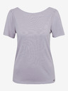 ZOOT.lab Tricou gri deschis pentru femei cu cravată la spate ZOOT.lab Romy