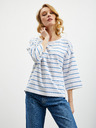 ZOOT.lab Tricou alb cu dungi pentru femei ZOOT.lab Dolly