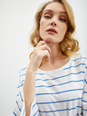 ZOOT.lab Tricou alb cu dungi pentru femei ZOOT.lab Dolly