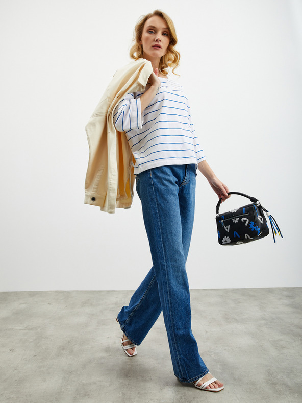 ZOOT.lab Tricou alb cu dungi pentru femei ZOOT.lab Dolly