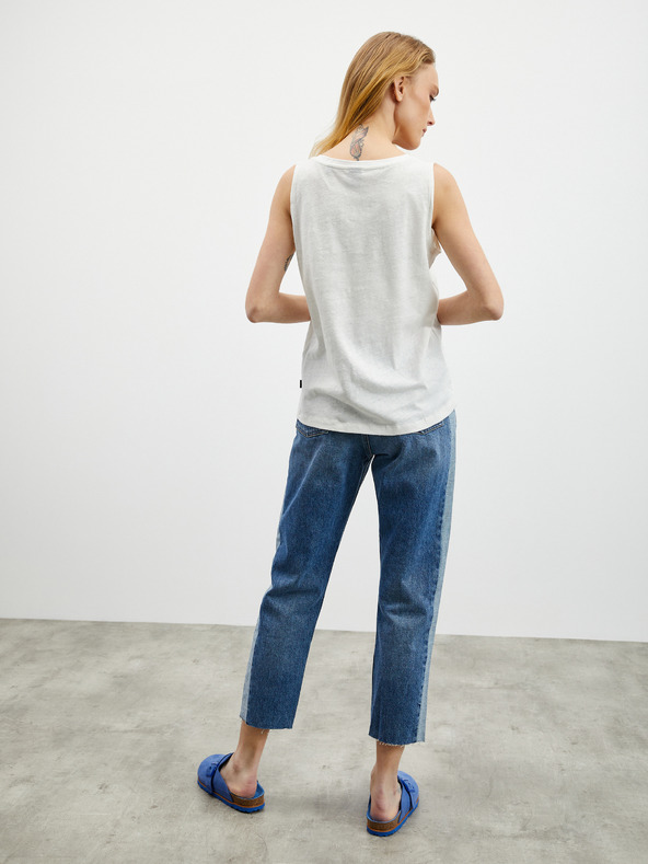 ZOOT.lab Tricou fără mâneci din in alb pentru femei ZOOT.lab Josi