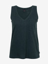 ZOOT.lab Tricou verde închis, din in, pentru femei, cu buzunar ZOOT.lab Josi