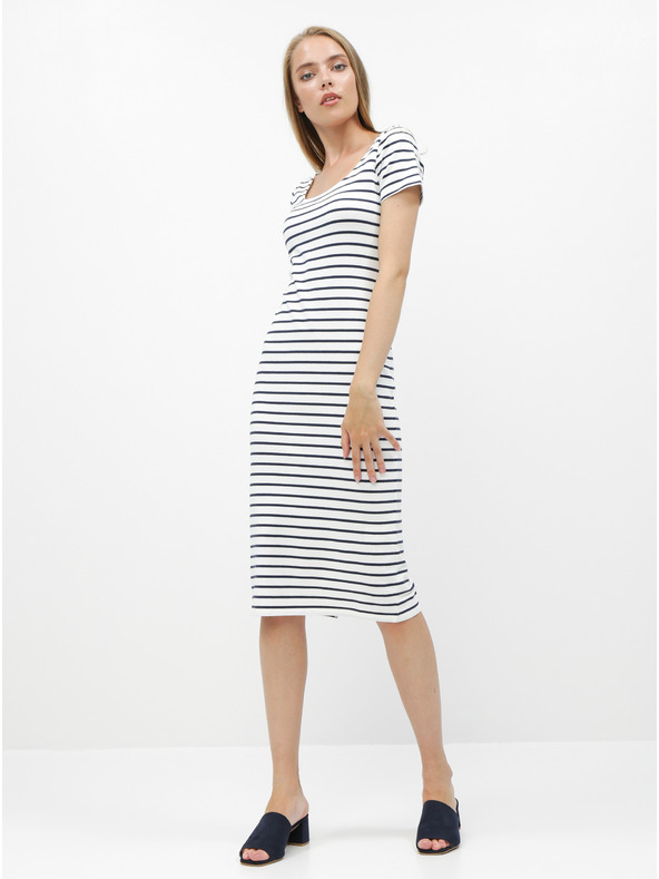 ZOOT.lab Rochie de bază cu dungi albastre și albe ZOOT.lab Junne