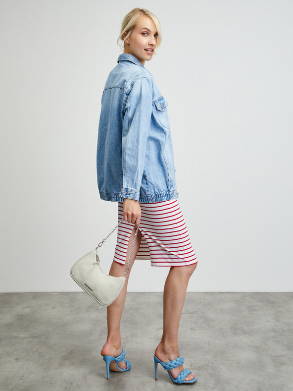 ZOOT.lab Rochie de bază cu dungi roșii și albe ZOOT.lab Junne