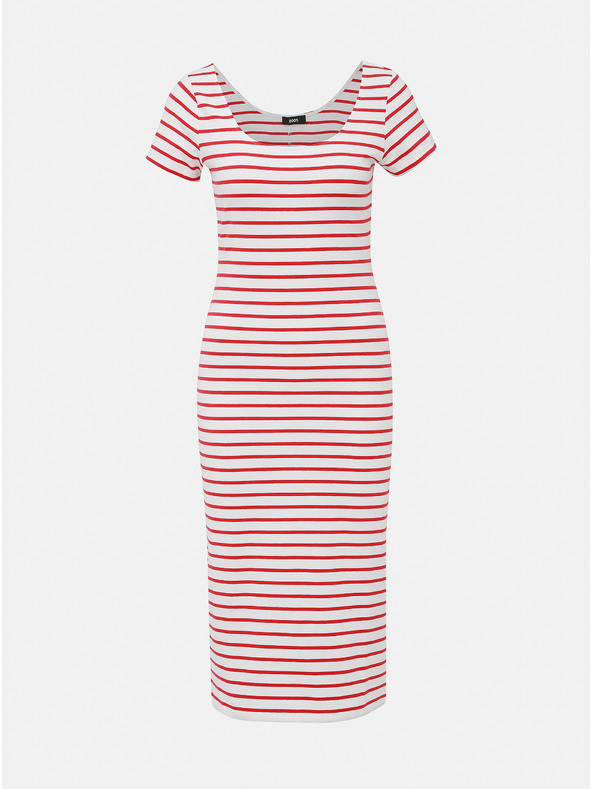 ZOOT.lab Rochie de bază cu dungi roșii și albe ZOOT.lab Junne