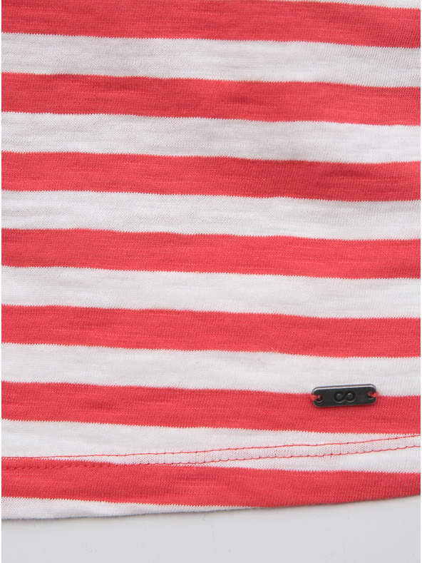 ZOOT.lab Tricou de damă alb și roșu cu dungi ZOOT.lab Josefina