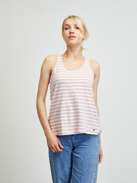 ZOOT.lab Tricou cu dungi albe și roz pentru femei ZOOT.lab Josefina