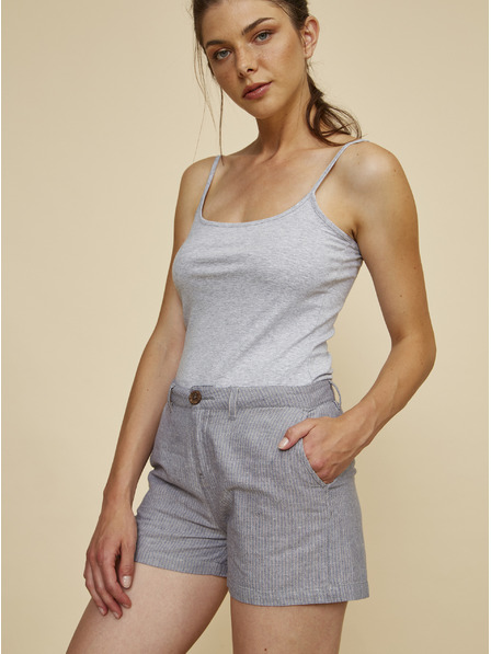ZOOT.lab Pantaloni scurți gri cu dungi pentru femei, cu lenjerie ZOOT.lab Jade