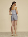 ZOOT.lab Pantaloni scurți gri cu dungi pentru femei, cu lenjerie ZOOT.lab Jade