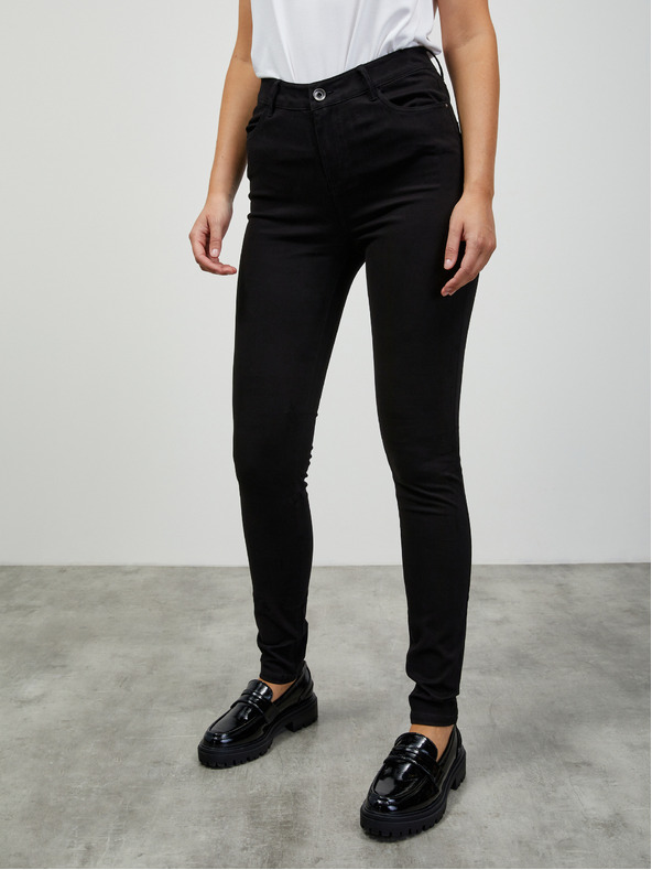 ZOOT.lab Pantaloni negri slim fit pentru femei ZOOT.lab Anna