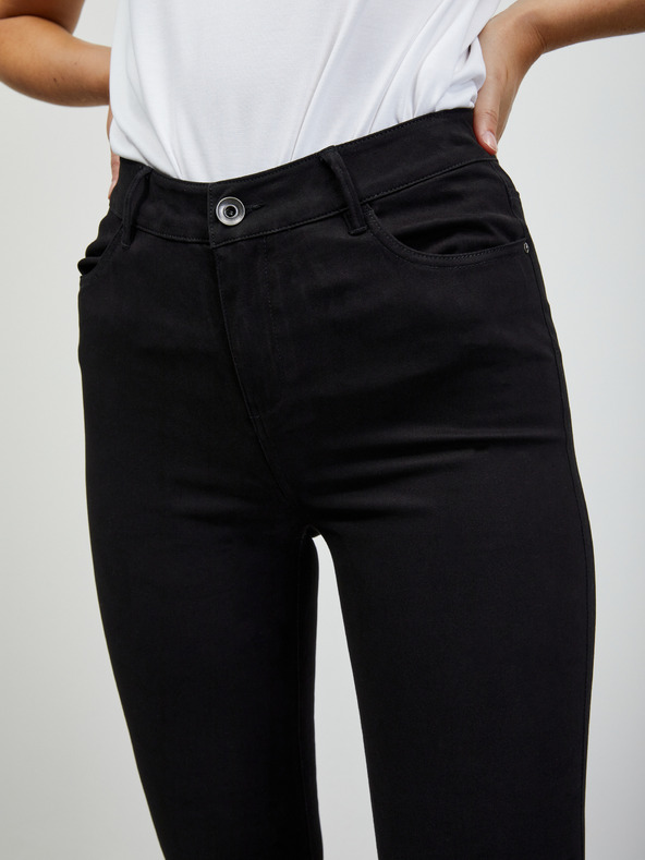 ZOOT.lab Pantaloni negri slim fit pentru femei ZOOT.lab Anna
